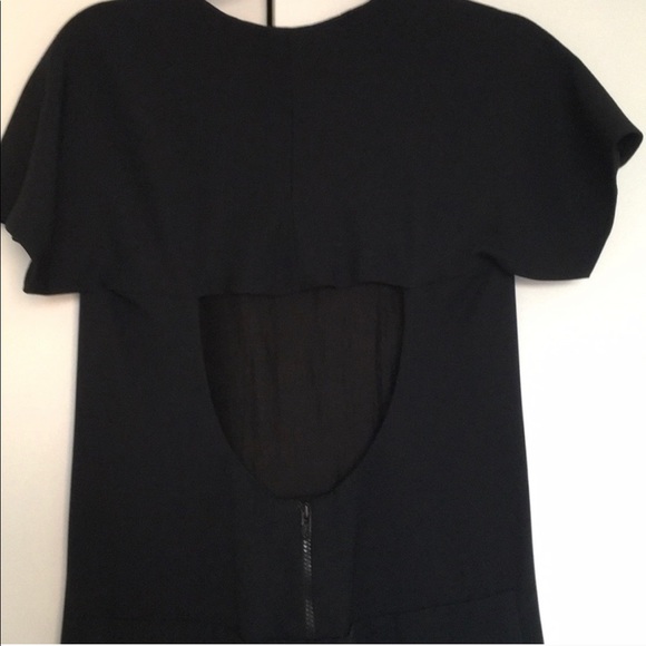 Chloé Little Black Dress Made in France Silk Shift Dress - Picture 5 of 10